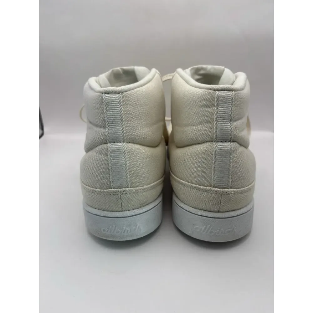 Allbirds Canvas Pacer Mid White Sneakers Men Size 13